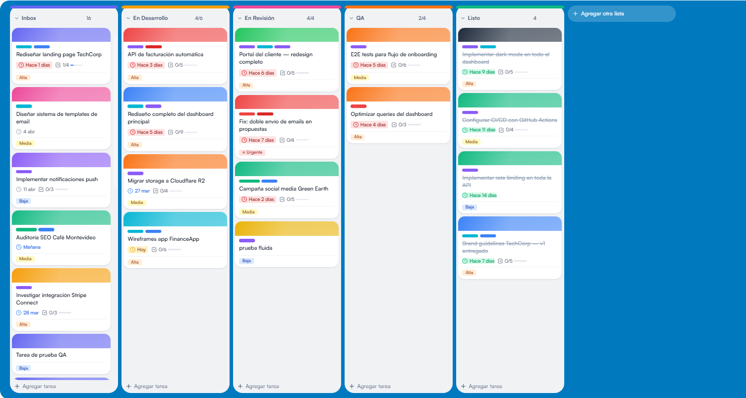 Kanban boards without leaving the tab